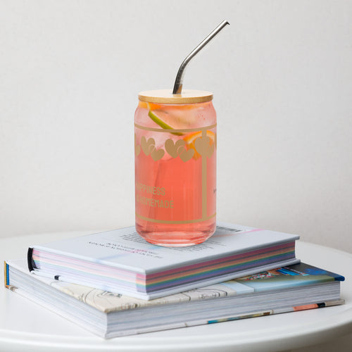 Can-shaped glass