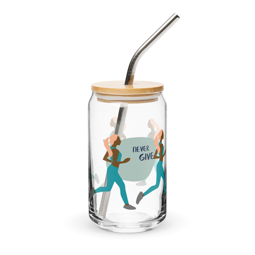 Can-shaped glass