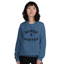 Load image into Gallery viewer, Books &amp; Coffee Sweatshirt