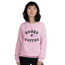 Load image into Gallery viewer, Books &amp; Coffee Sweatshirt
