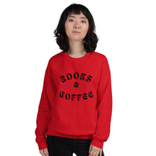 Load image into Gallery viewer, Books &amp; Coffee Sweatshirt