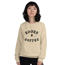 Load image into Gallery viewer, Books &amp; Coffee Sweatshirt