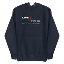Load image into Gallery viewer, Live on Purpose Hoodie
